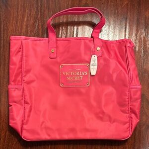 Victoria’s Secret hot pink tote/laptop bag